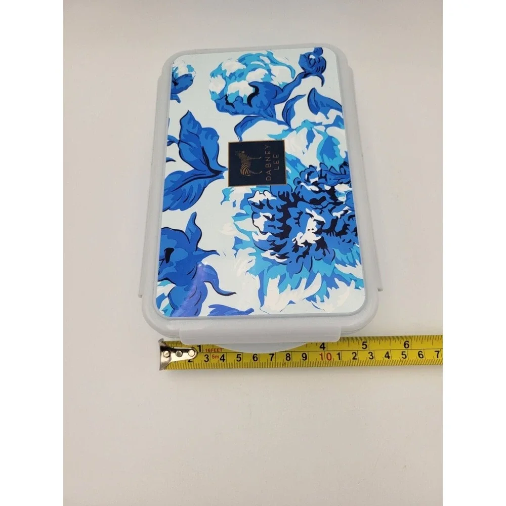Bento Style Lunch Container Blue Floral‎ Dabney Lee Arctic Fox